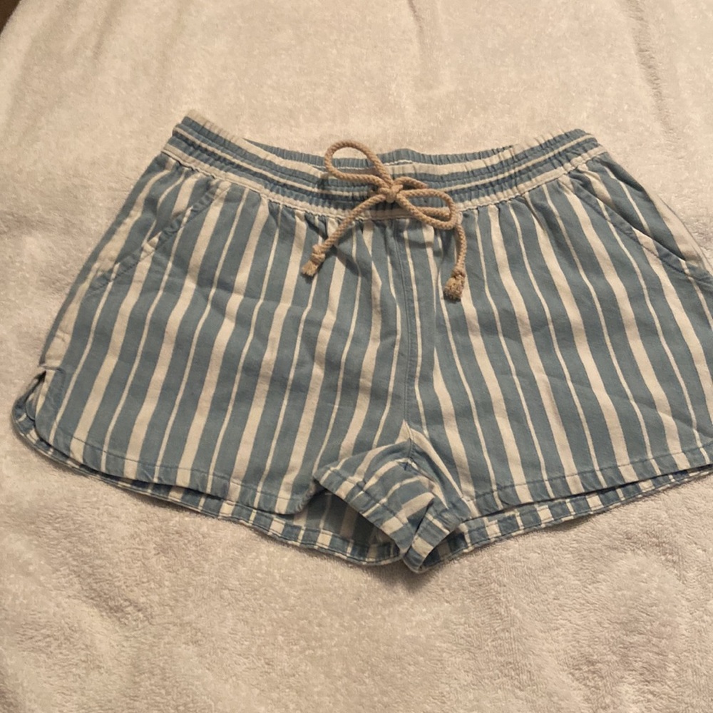 Aerie NWT chambray striped shorts size XS - Picture 2 of 4